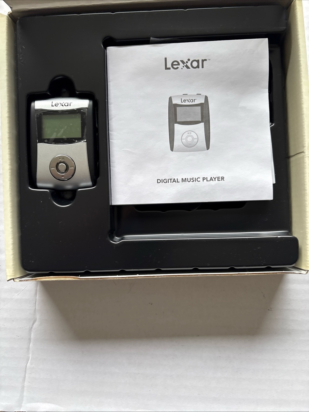 Lexar Silver Portable Digital Music Player - Compact MP3 Player